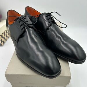 Men’s Santoni, shiny leather dress Oxford size 12 made in Italy